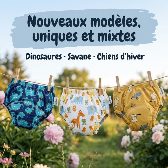Sous-vêtements d'apprentissage 10 mois à 4 ans - BAMBINET®